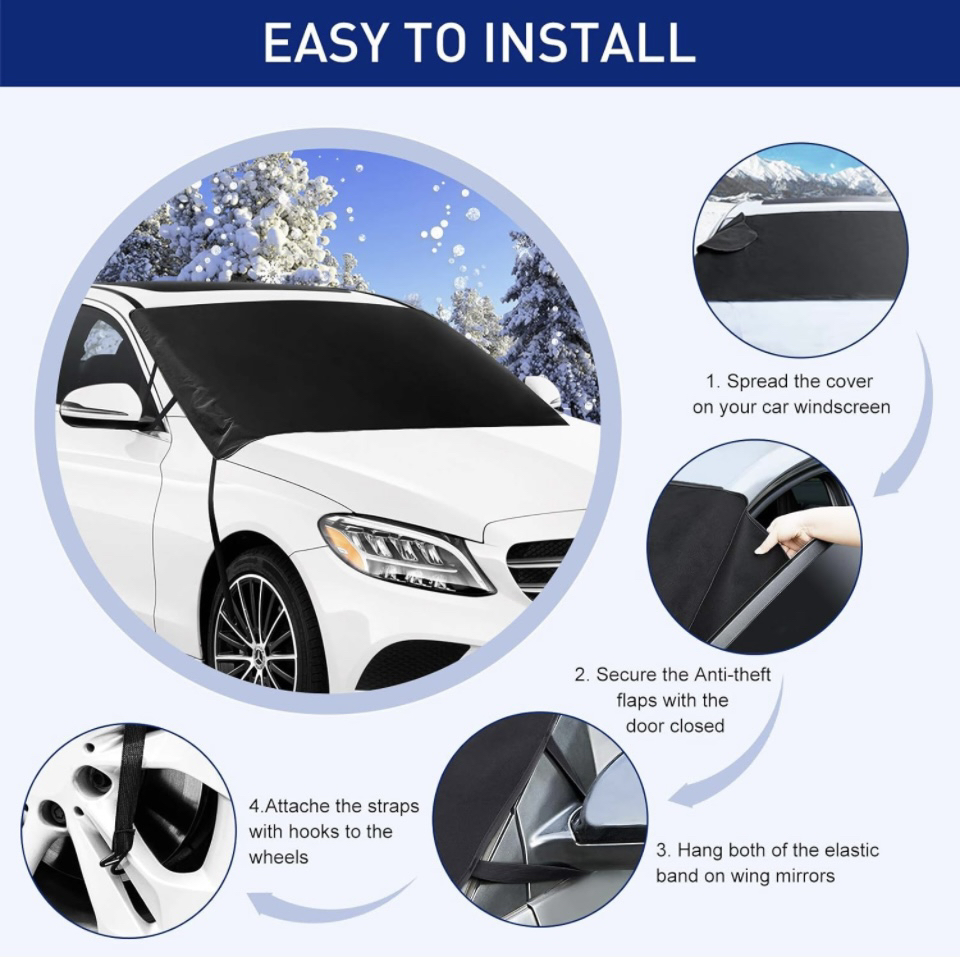 Windshield Cover for Ice and Snow, 74"x57" image indicator(3)