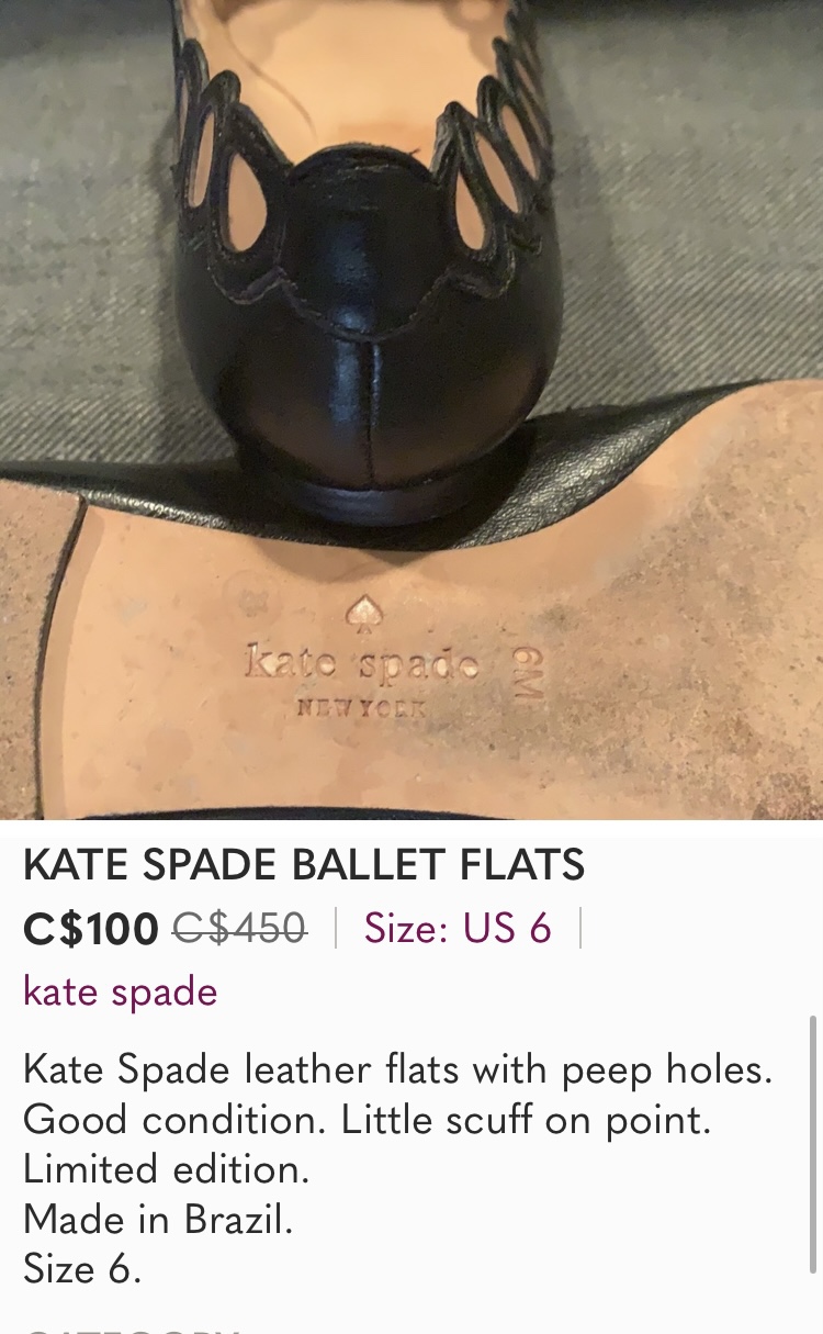 KATE SPADE BALLET FLATS image indicator(8)