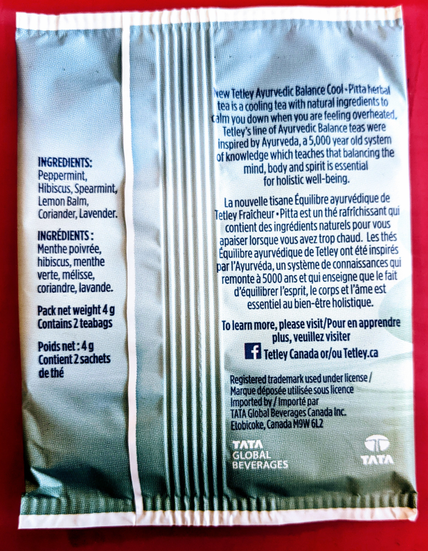 Tetley Ayurvedic BALANCE COOL - PITTA image indicator(2)