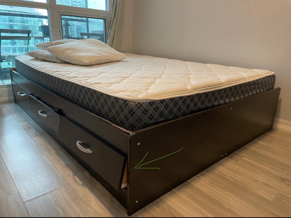 Queen bed frame