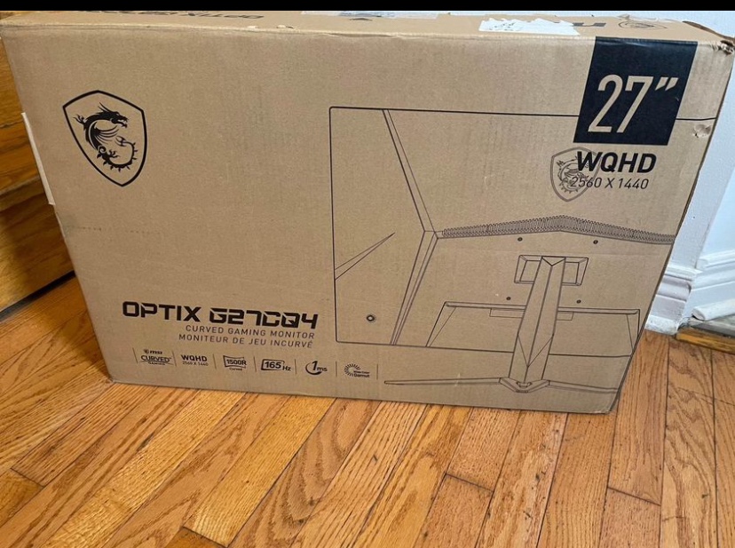 MSI Optix G27CQ4 27" QHD 2560 x 1440 , 165 Hz 2 x HDMI thumbnail