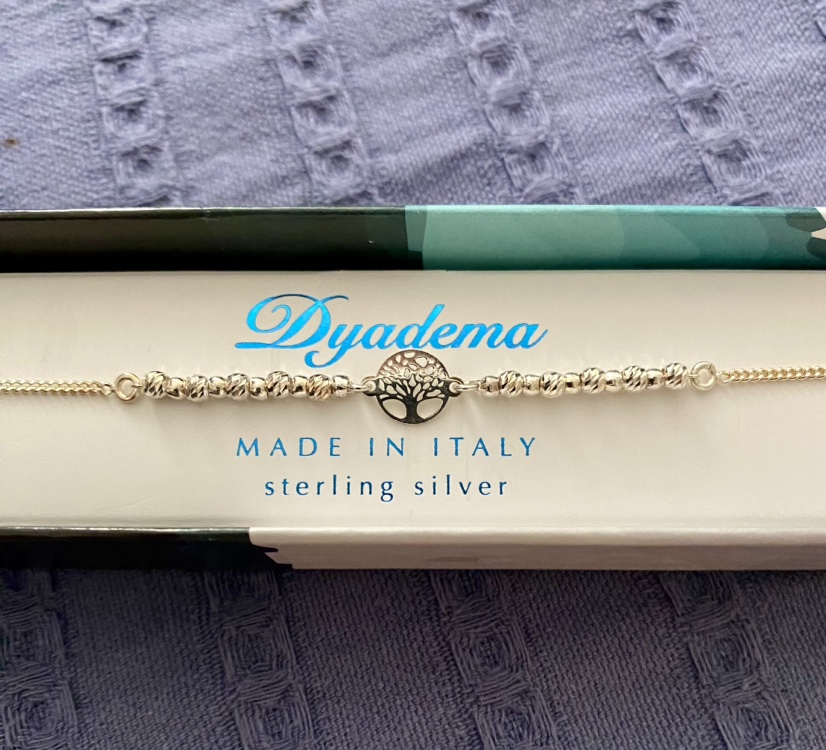 NIB Mother’s Day 925 Sterling Silver Dyadema Italian Bracelet image indicator(2)