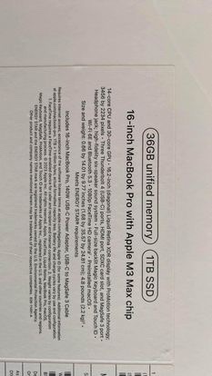 16-inch Macbook Pro M3 Max-Space Black - photo 2