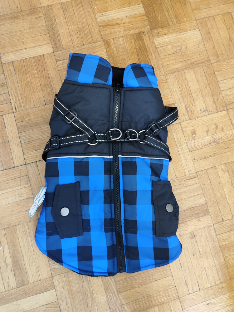 Norbi dog winter blue coat