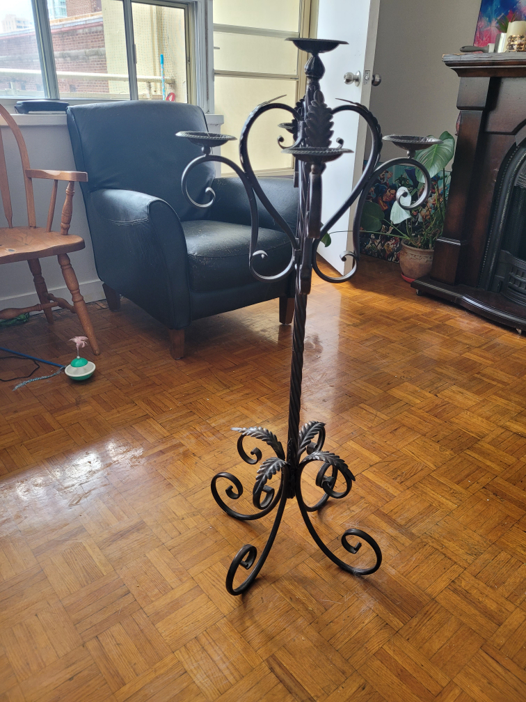 Candle Holder Antique From Quebec