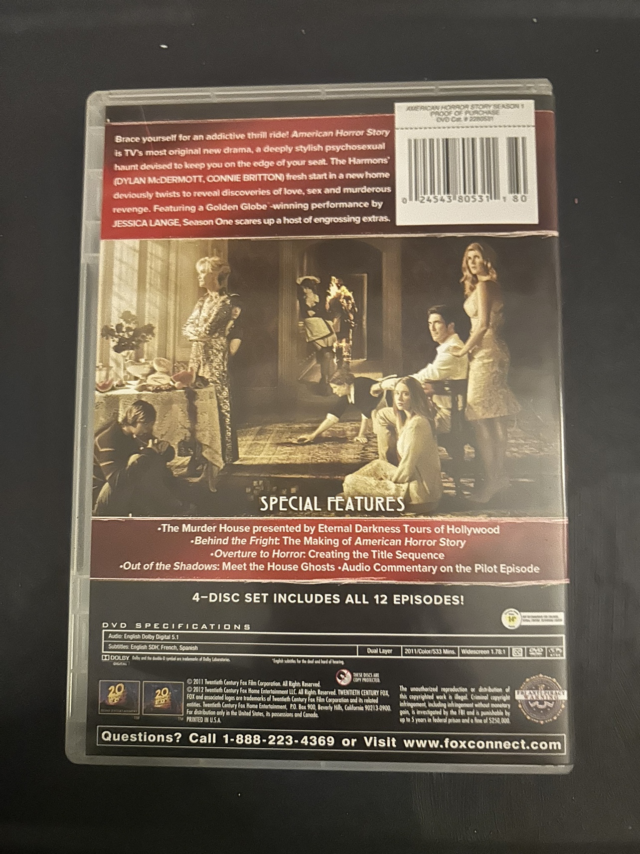 American Horror Story "Murder House" DVD set image indicator(2)