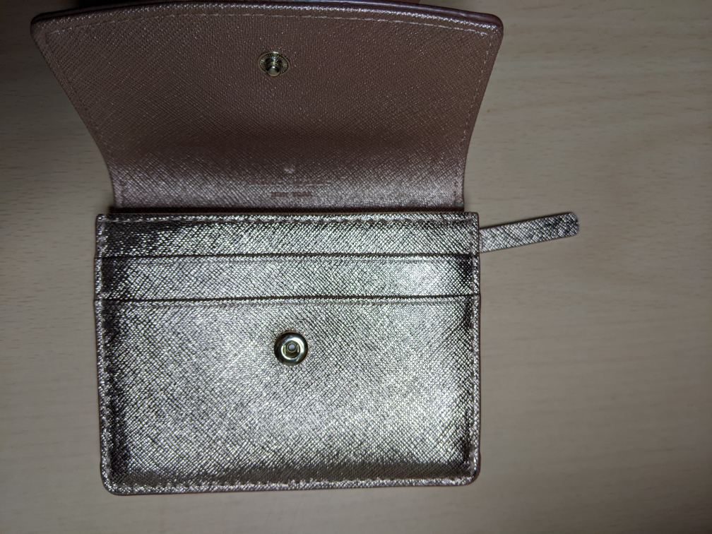 Kate Spade Rose Gold Metallic Wallet Cute Classic Casual Look image indicator(4)