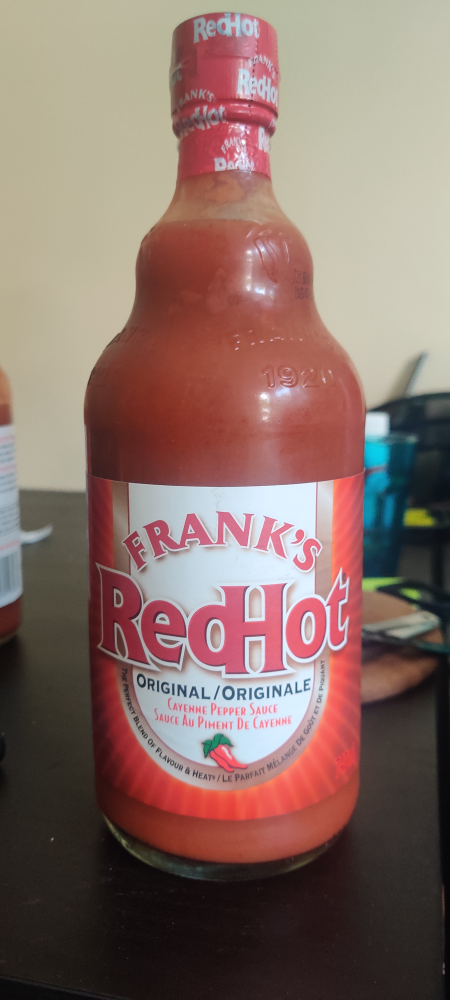 Unopened Frank's Red Hot Sauce