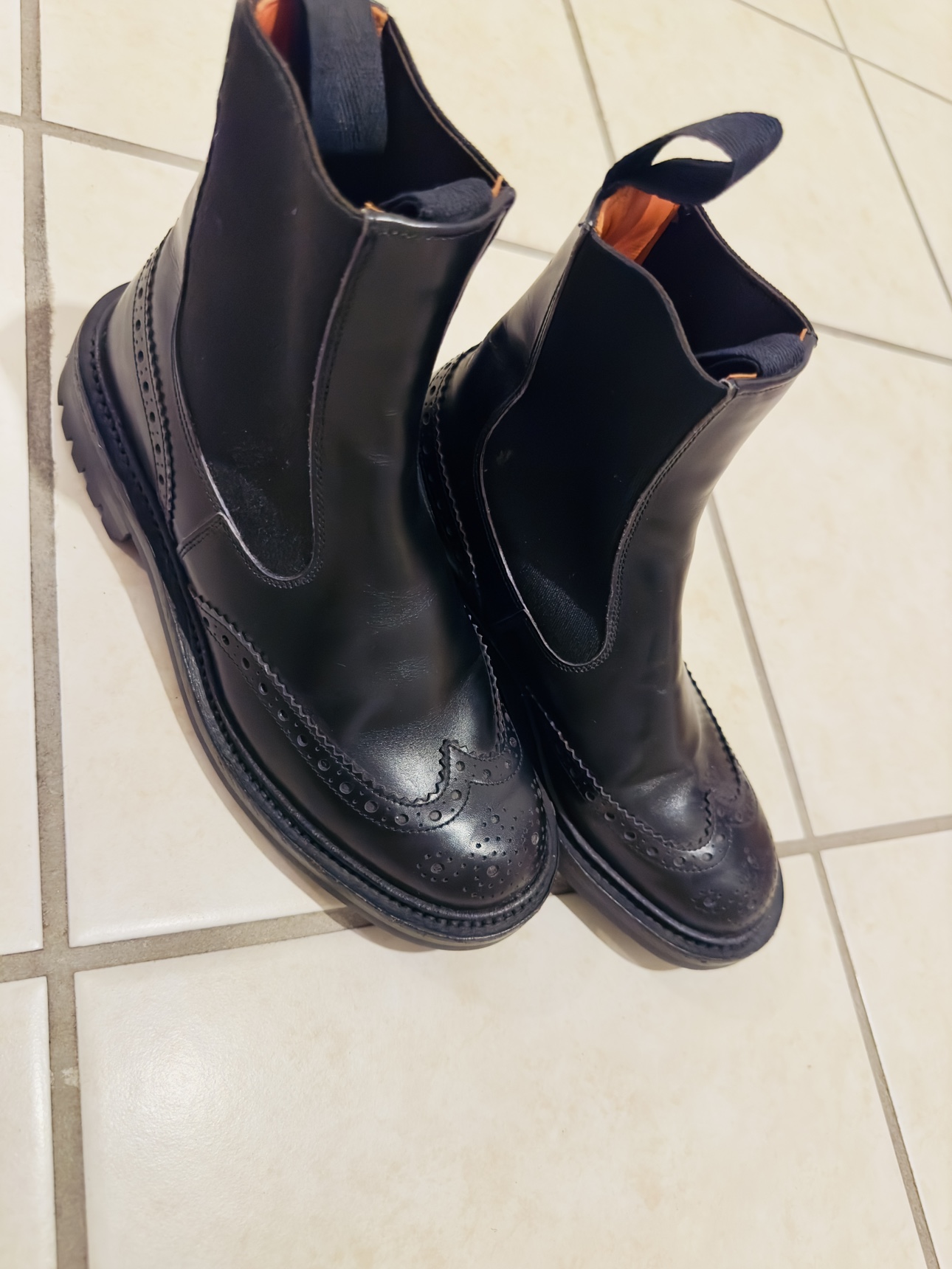 Tricker's detailed ankle boots