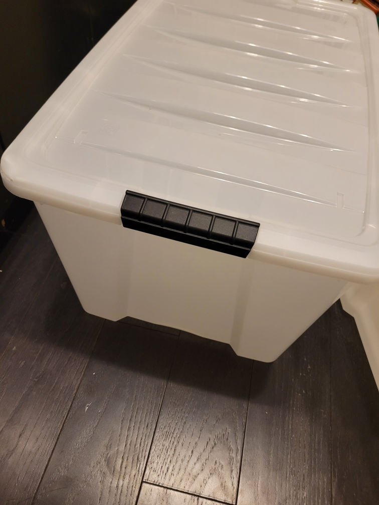 White plastic storage bins/boxes 4x (price is for individual) - photo 3