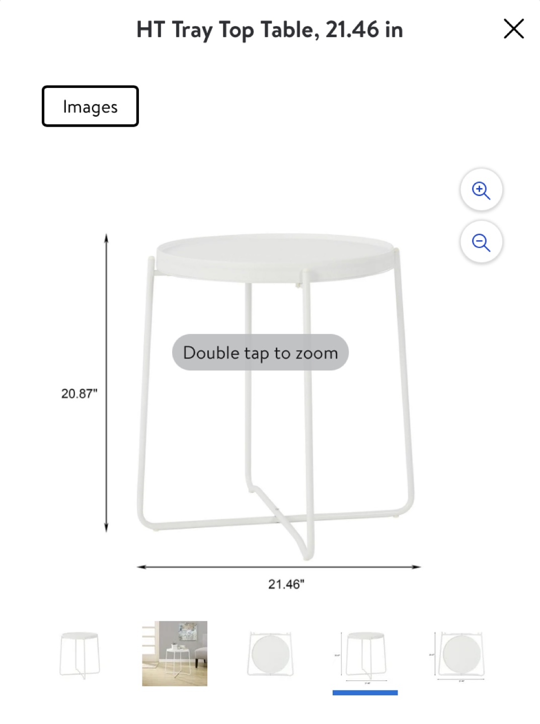 Set of 2 side tables - photo 3