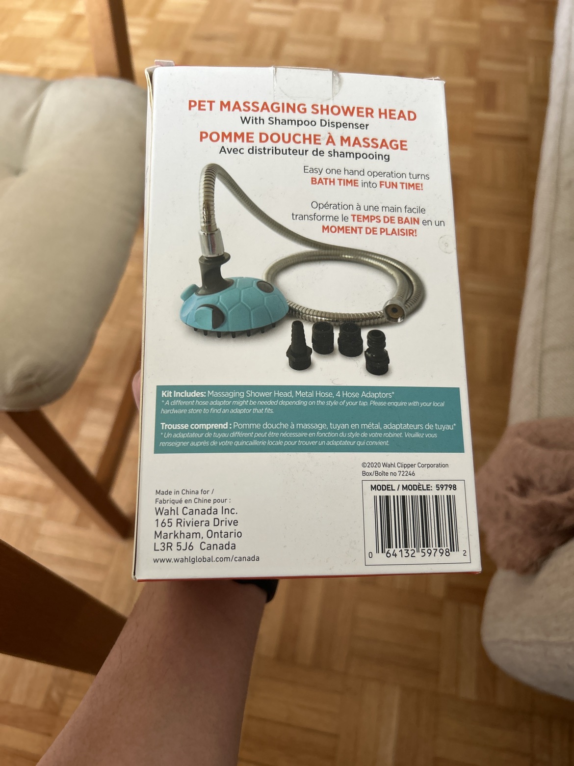 Pet massaging shower head - photo 3