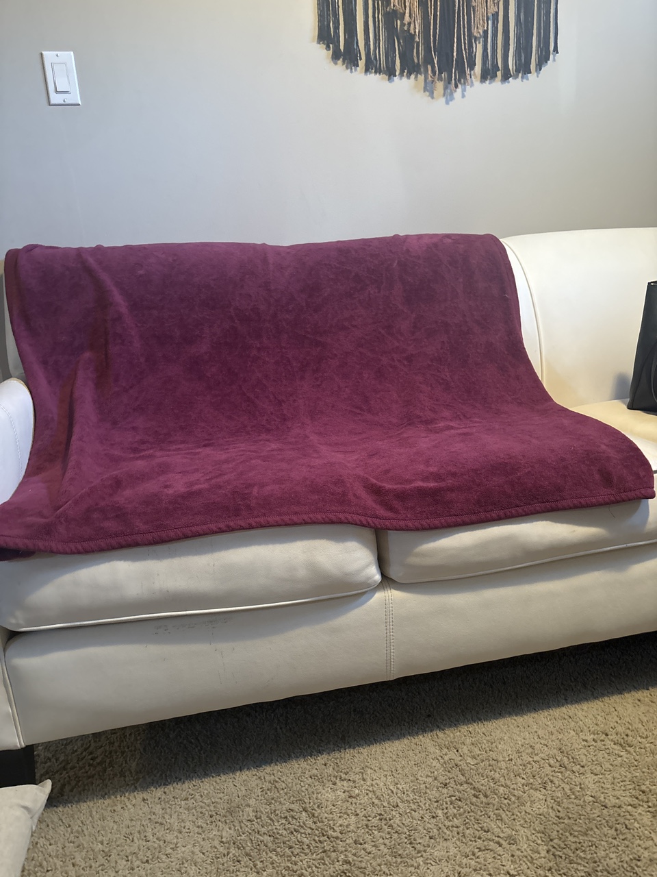 Pink Maroon Blanket