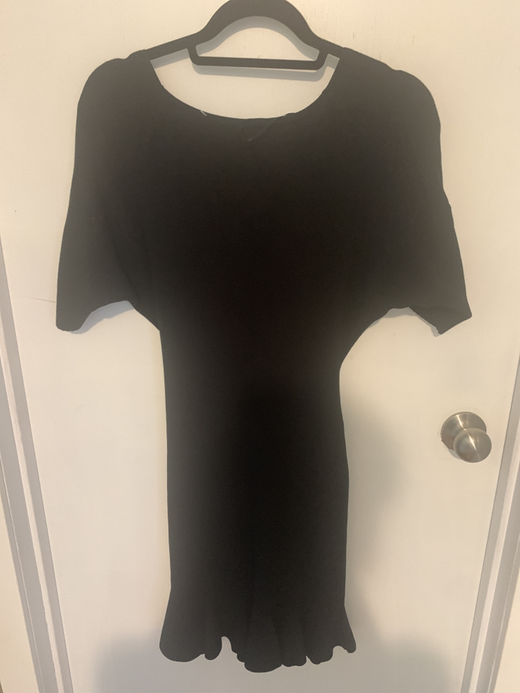 Papillon Crossover Dress Black Size Small - photo 2
