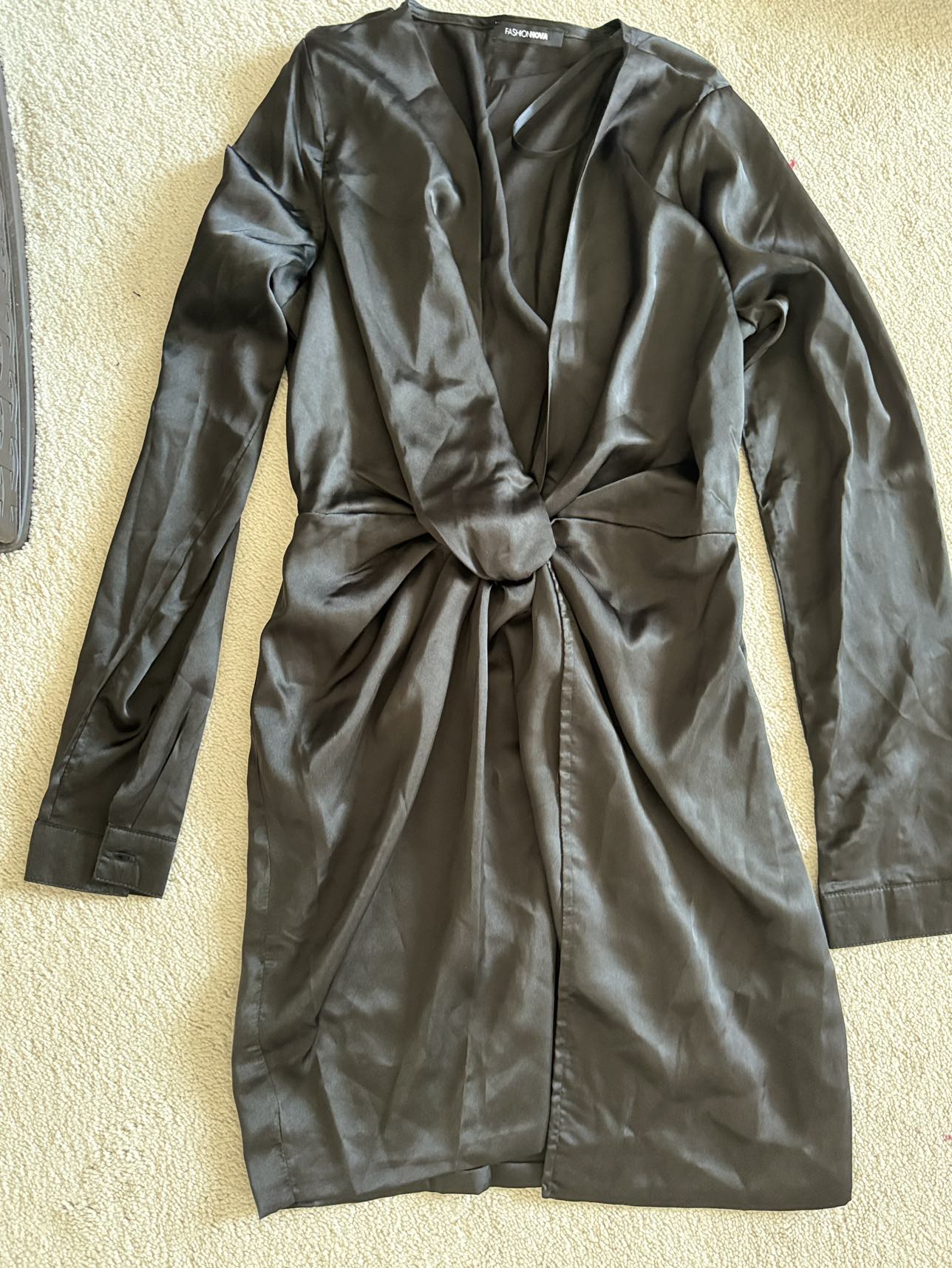 Cocktail satin dress - photo 2