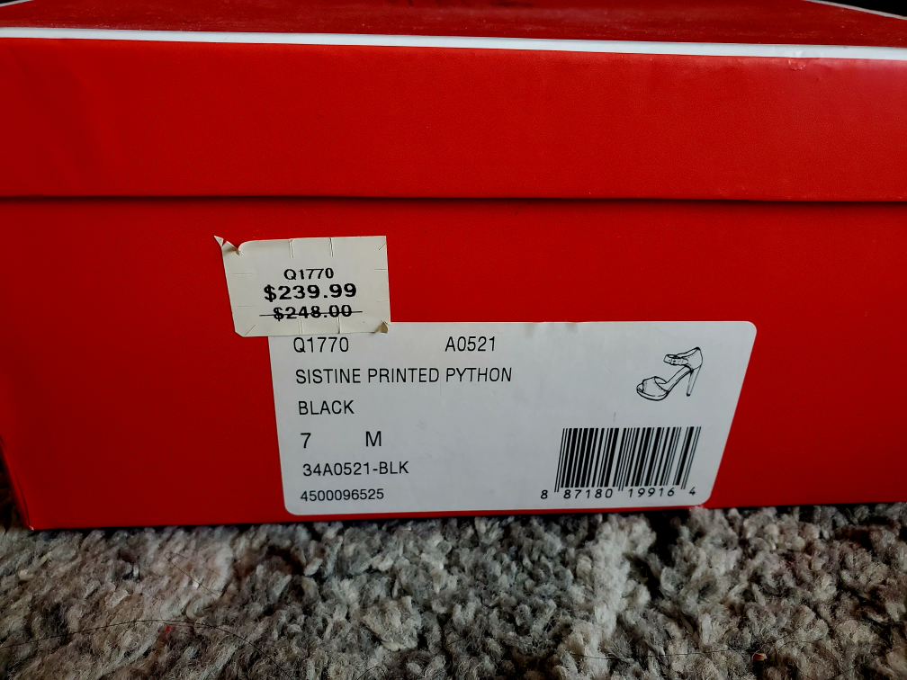 Coach size 7 B Printed Python - photo 5
