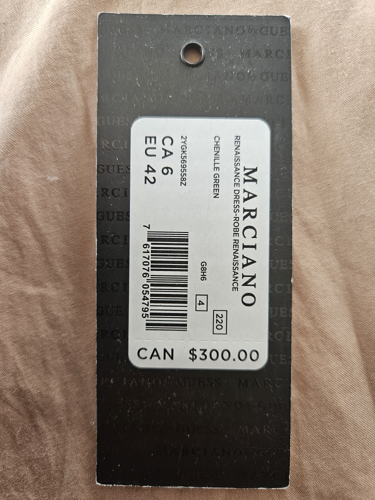 MARCIANO Renaissance Lace-Up Corset Dress size 6 - photo 5