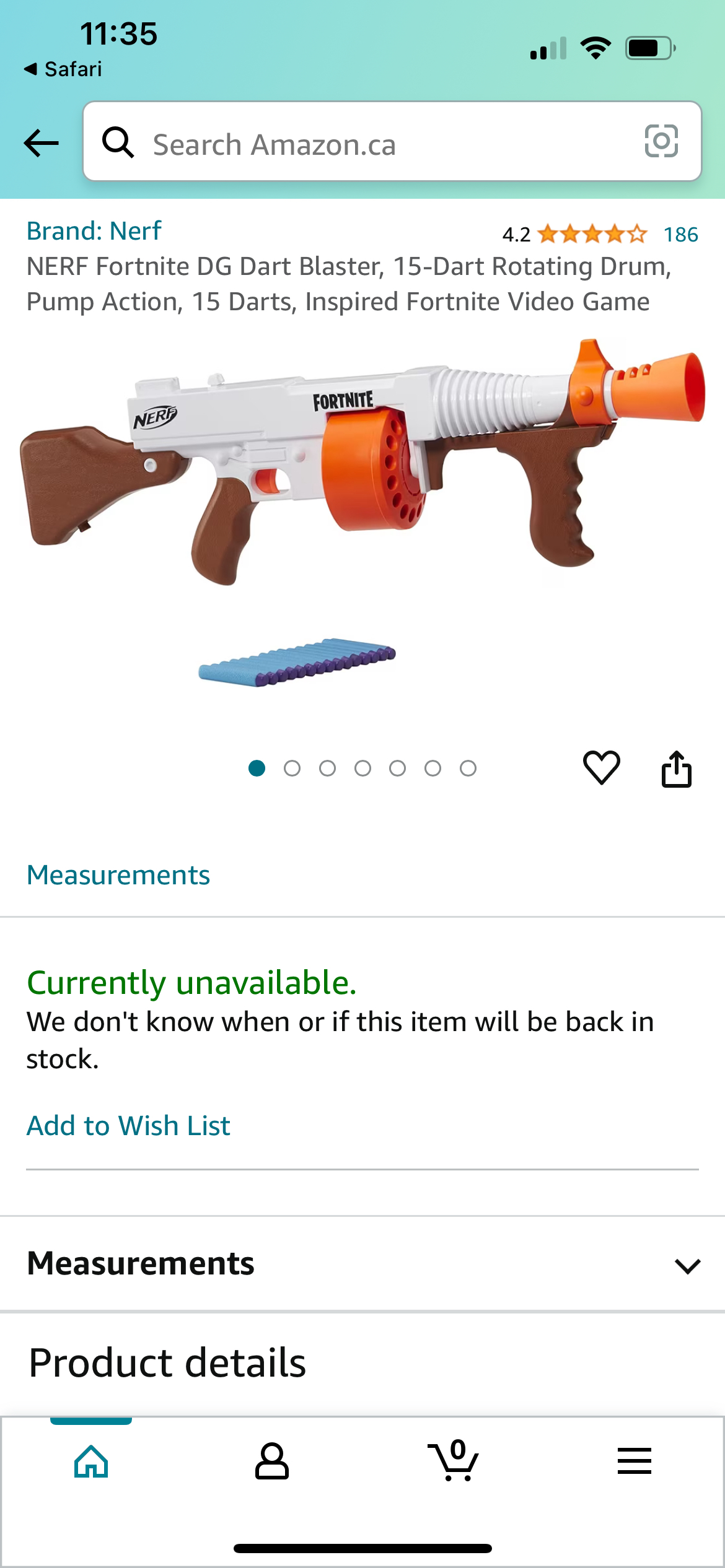 Nerf Fortnite DG Dart Blaster - photo 3
