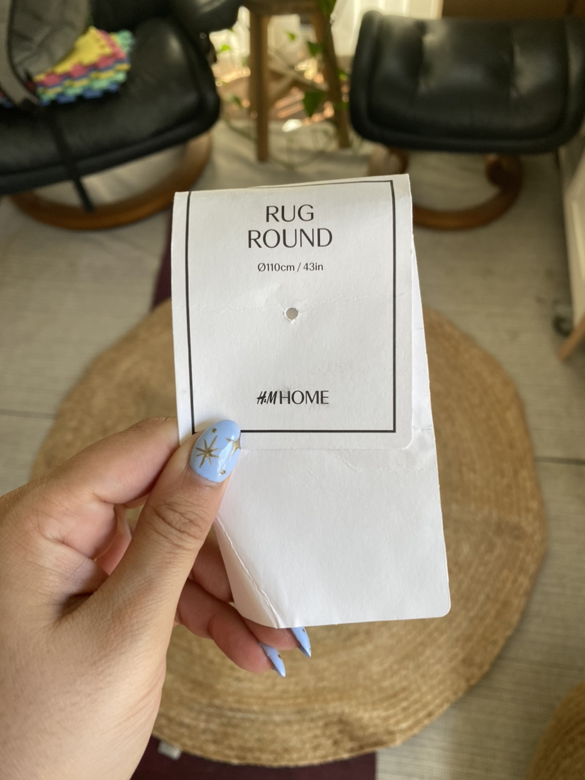 H&M Jute Rug (43 inches) image indicator(4)