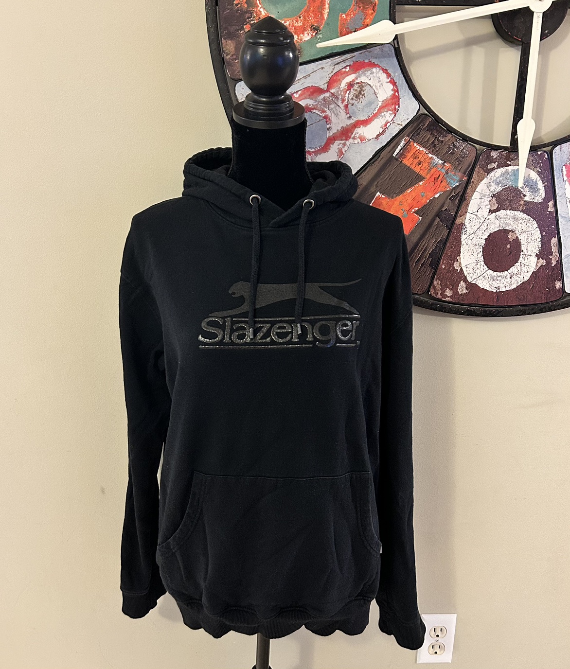 ✨✨Black Slazenger Oversized Hoodie Size S image indicator(2)