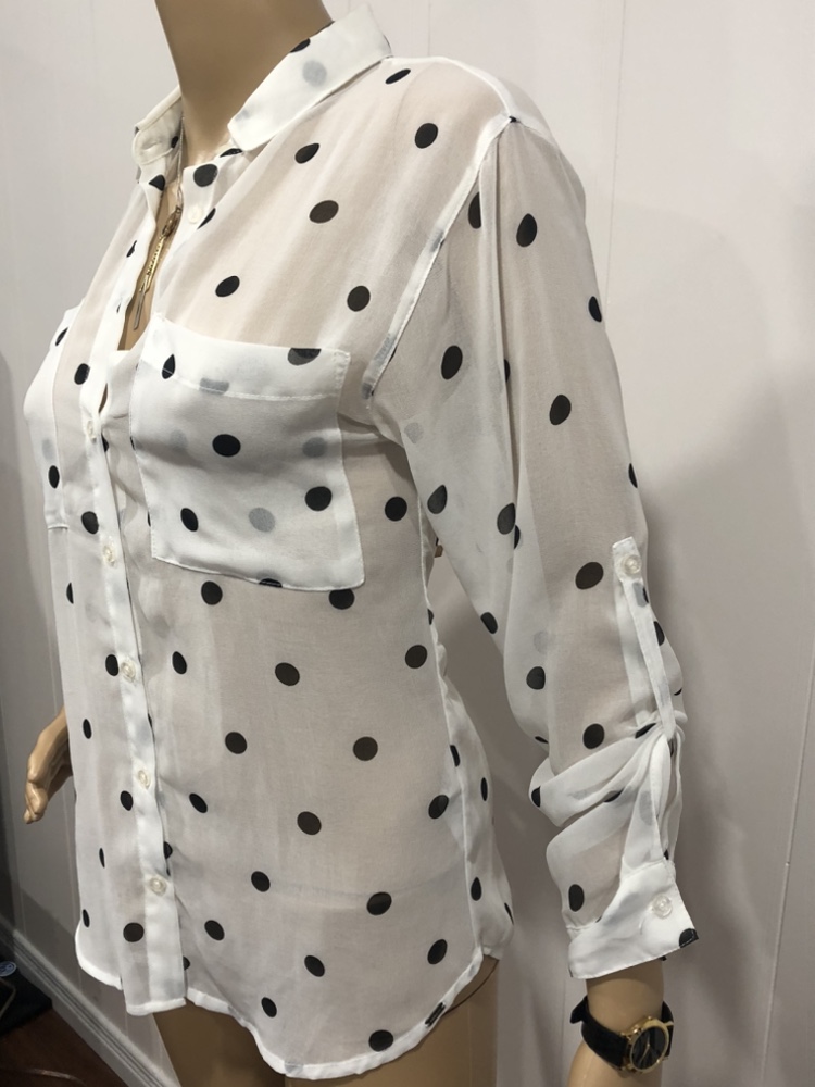 Garage clothing polka dot blouse image indicator(3)