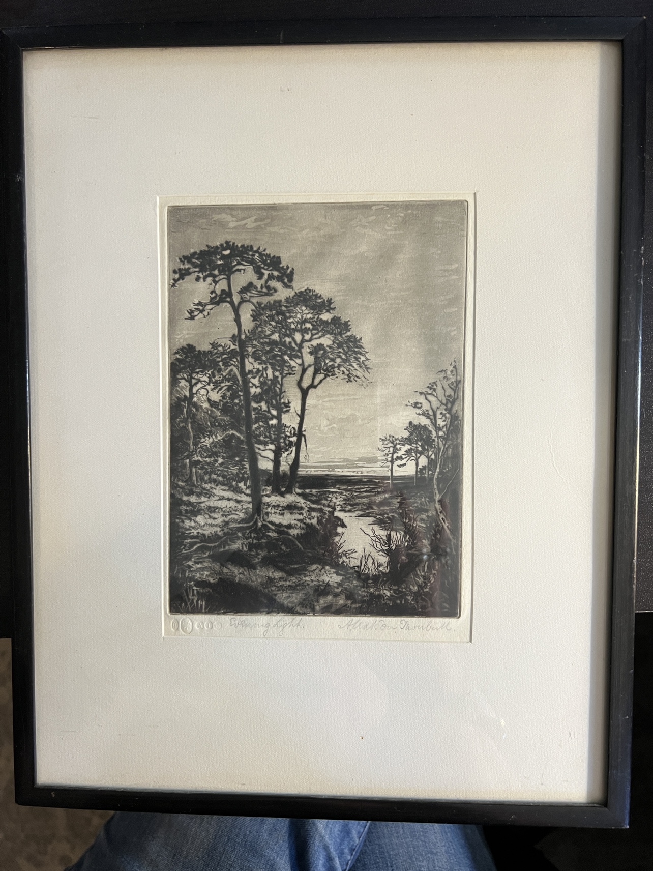 A. Watson Turnbull original signed etching