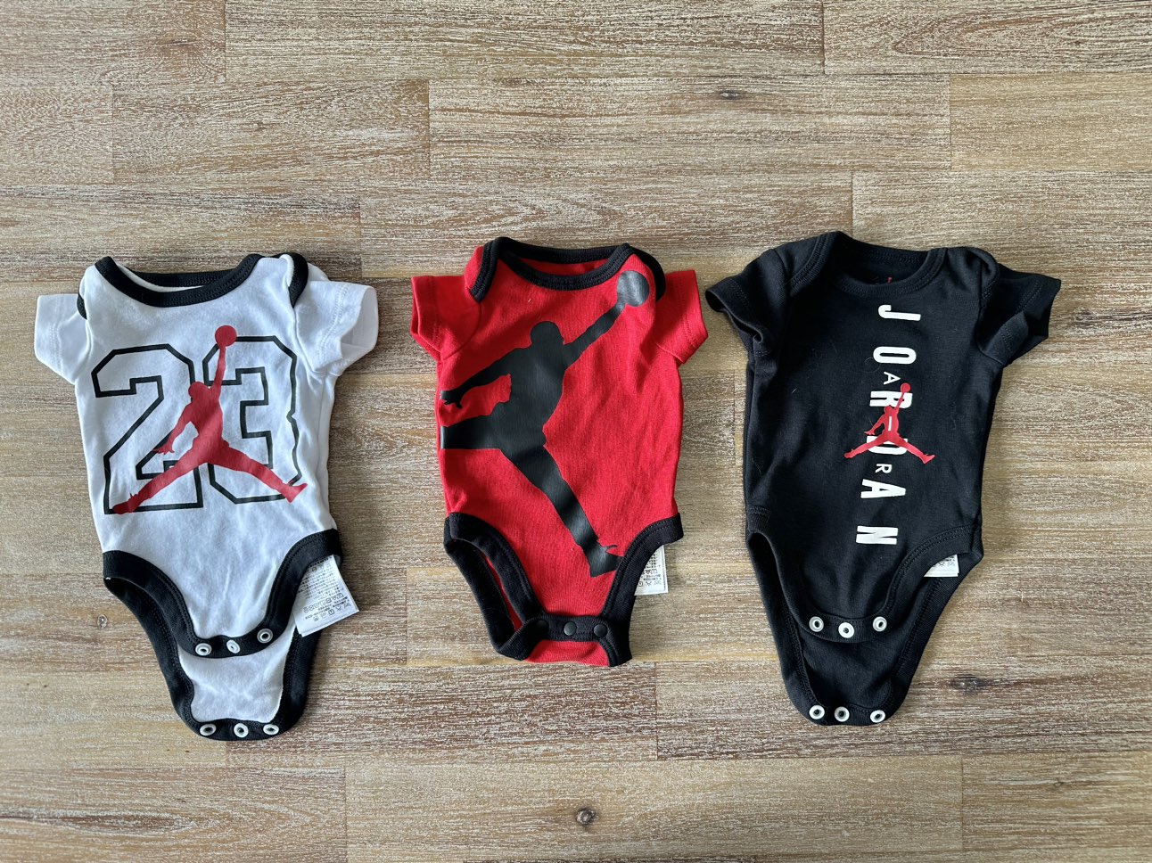 Newborn  Jordan onesies