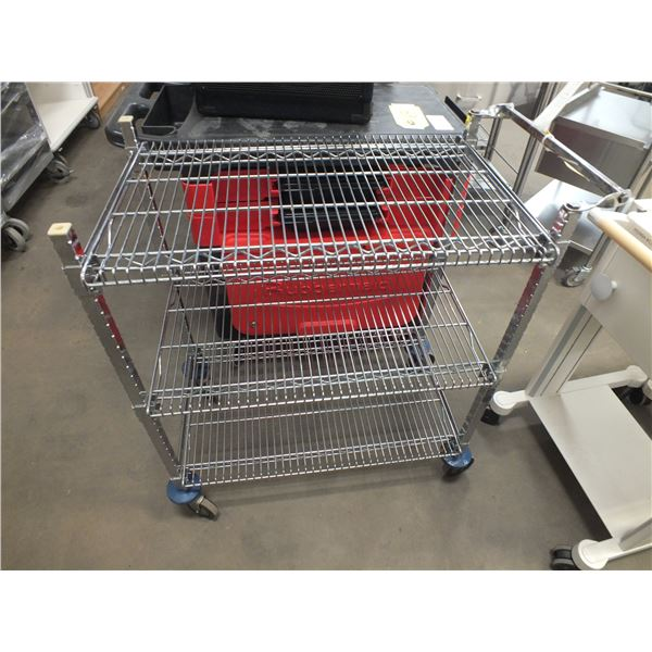5 Metal wire carts with wheels- Garden | Food | Mancave
