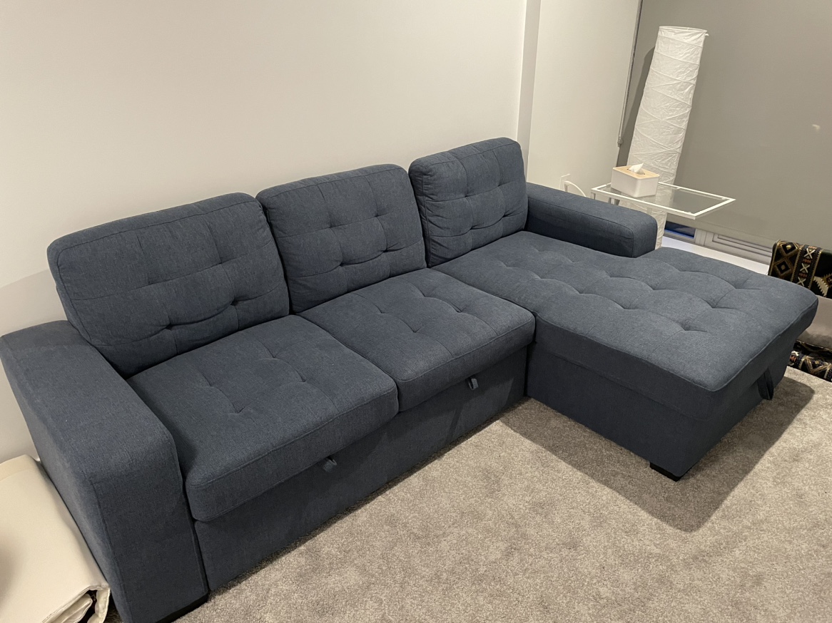 Blue Sofa Bed