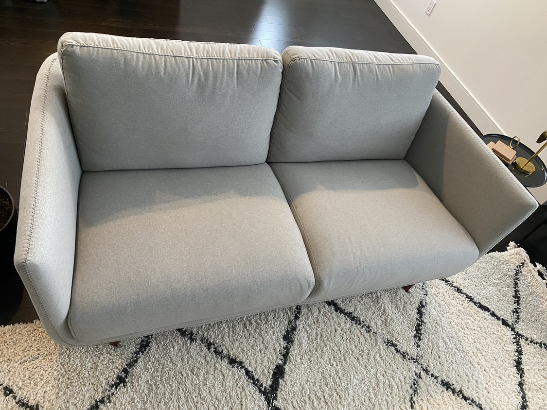 Two grey like new sofas - photo 2