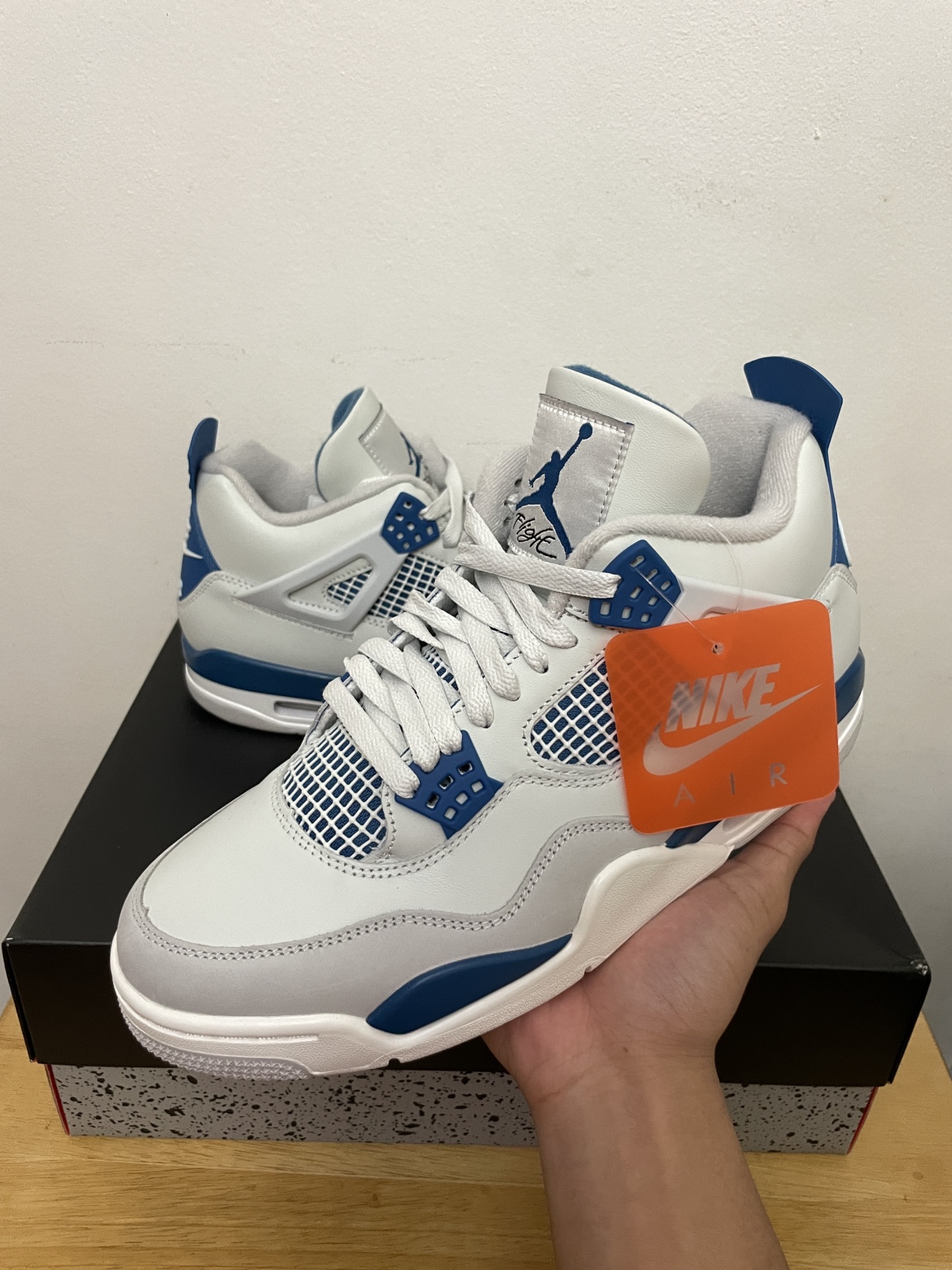 Jordan 4 Military Blue