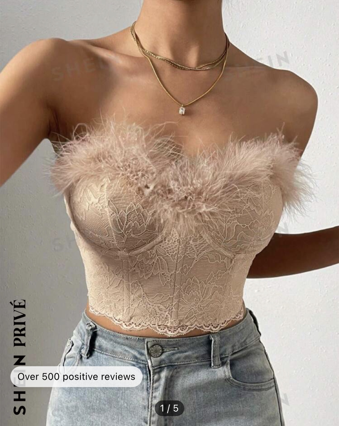 Corset Lace Tube Top thumbnail