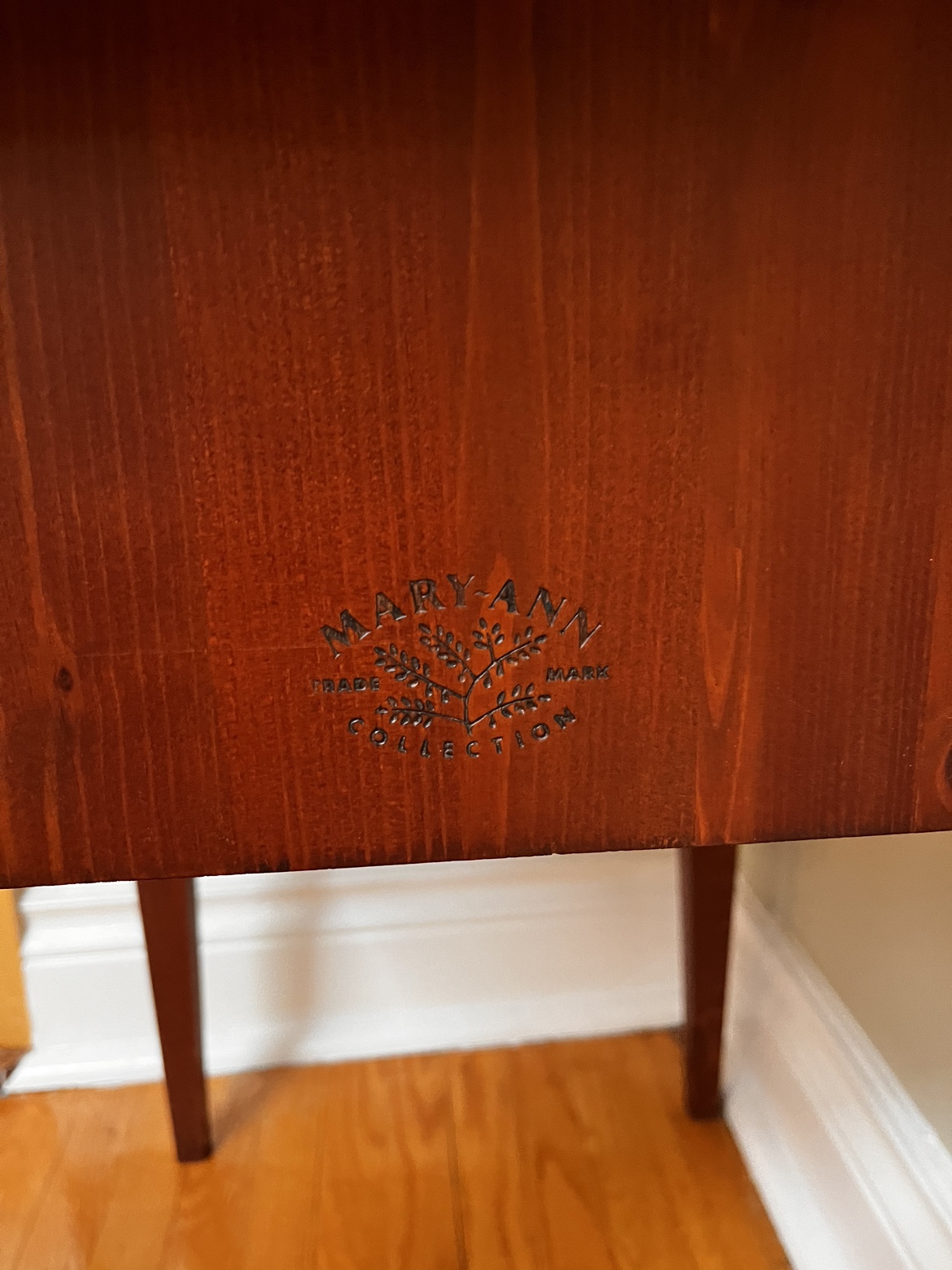 Vintage teak end table by Denka - photo 4