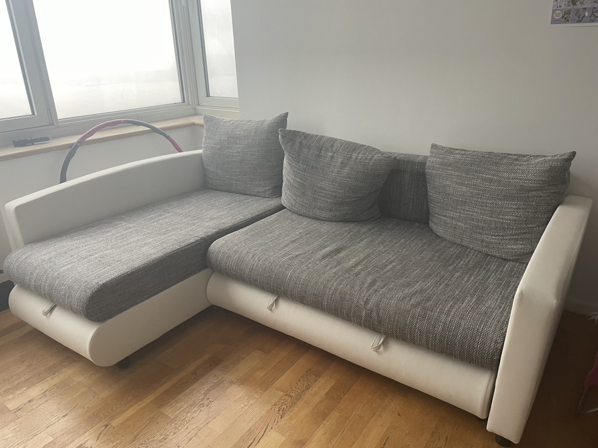 Couch / guest bed with storage