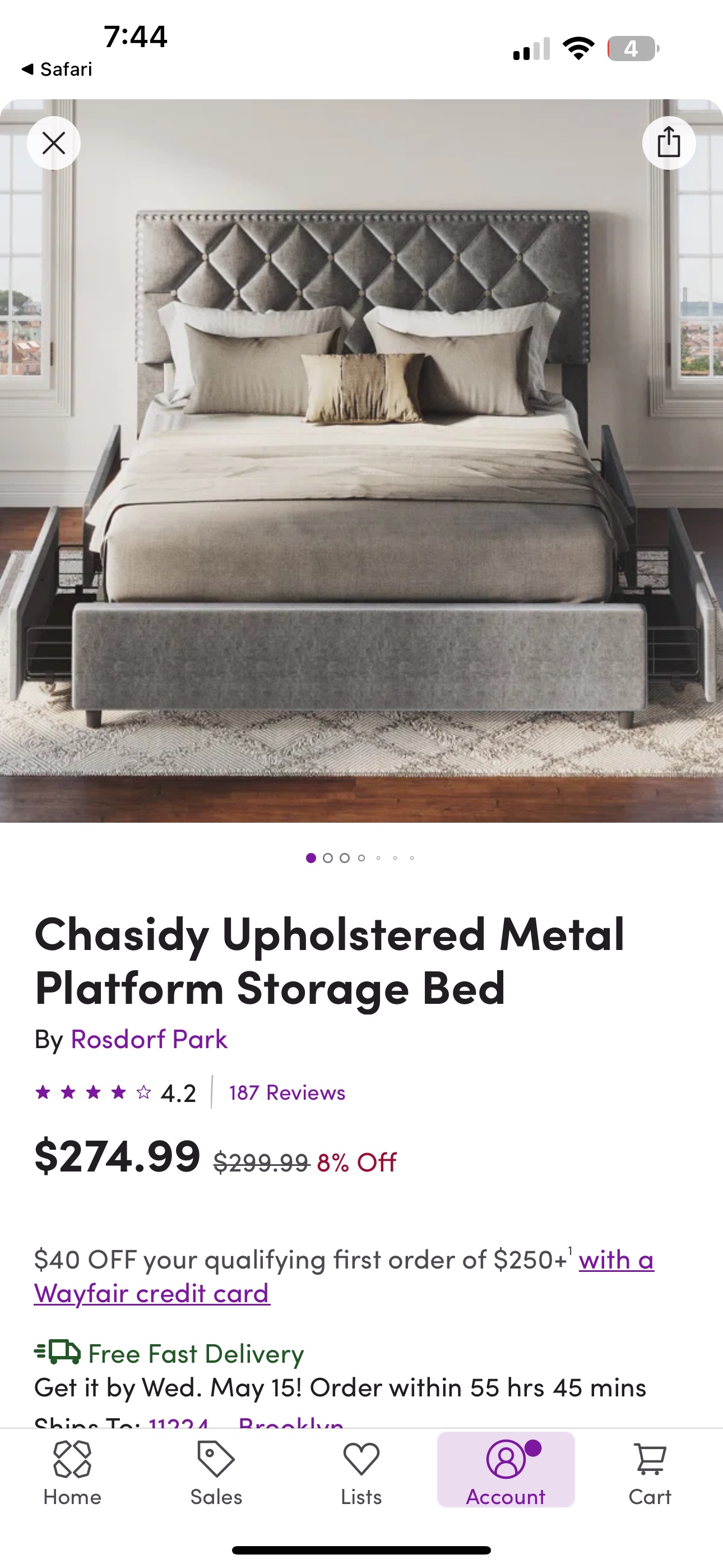 bed frame - photo 4