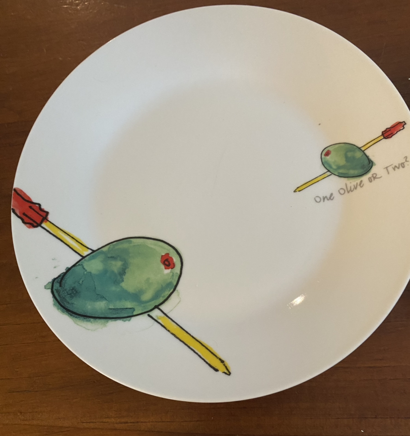 Cocktail party plates, set of 6. Like new - photo 4