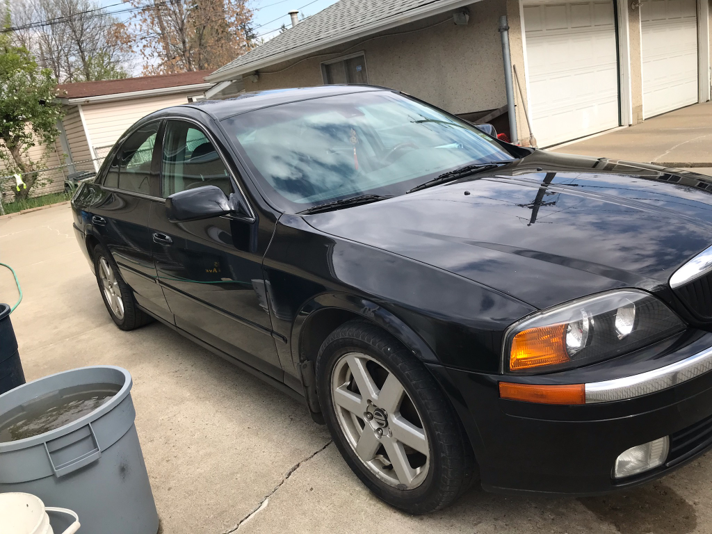 2002 Black Lincoln LS