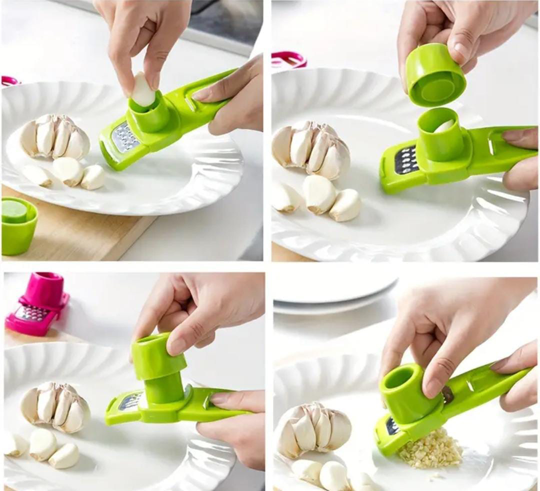 1pc Multifunctional Garlic Masher, Ginger And Garlic Grinder - photo 3