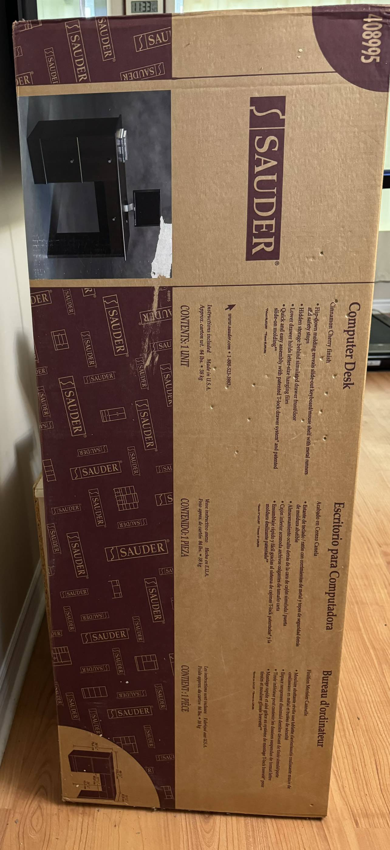 Brand new computer desk