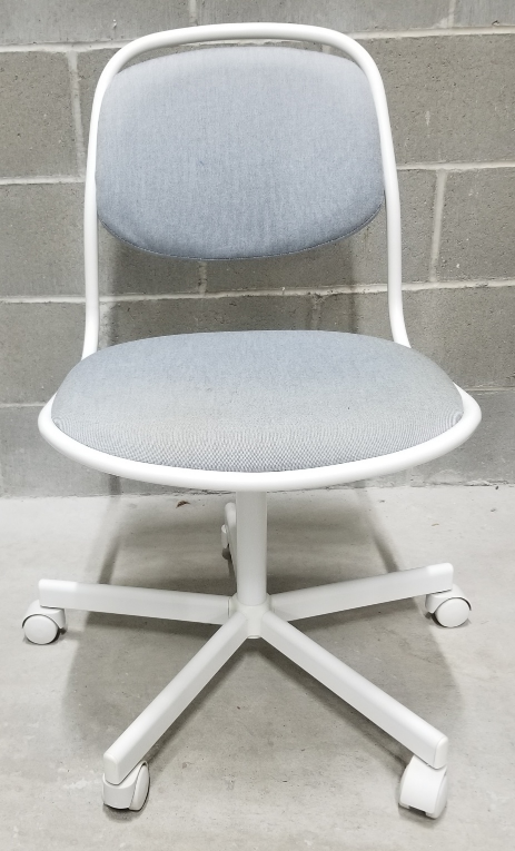 IKEA Swivel Chair (White/Grey)
