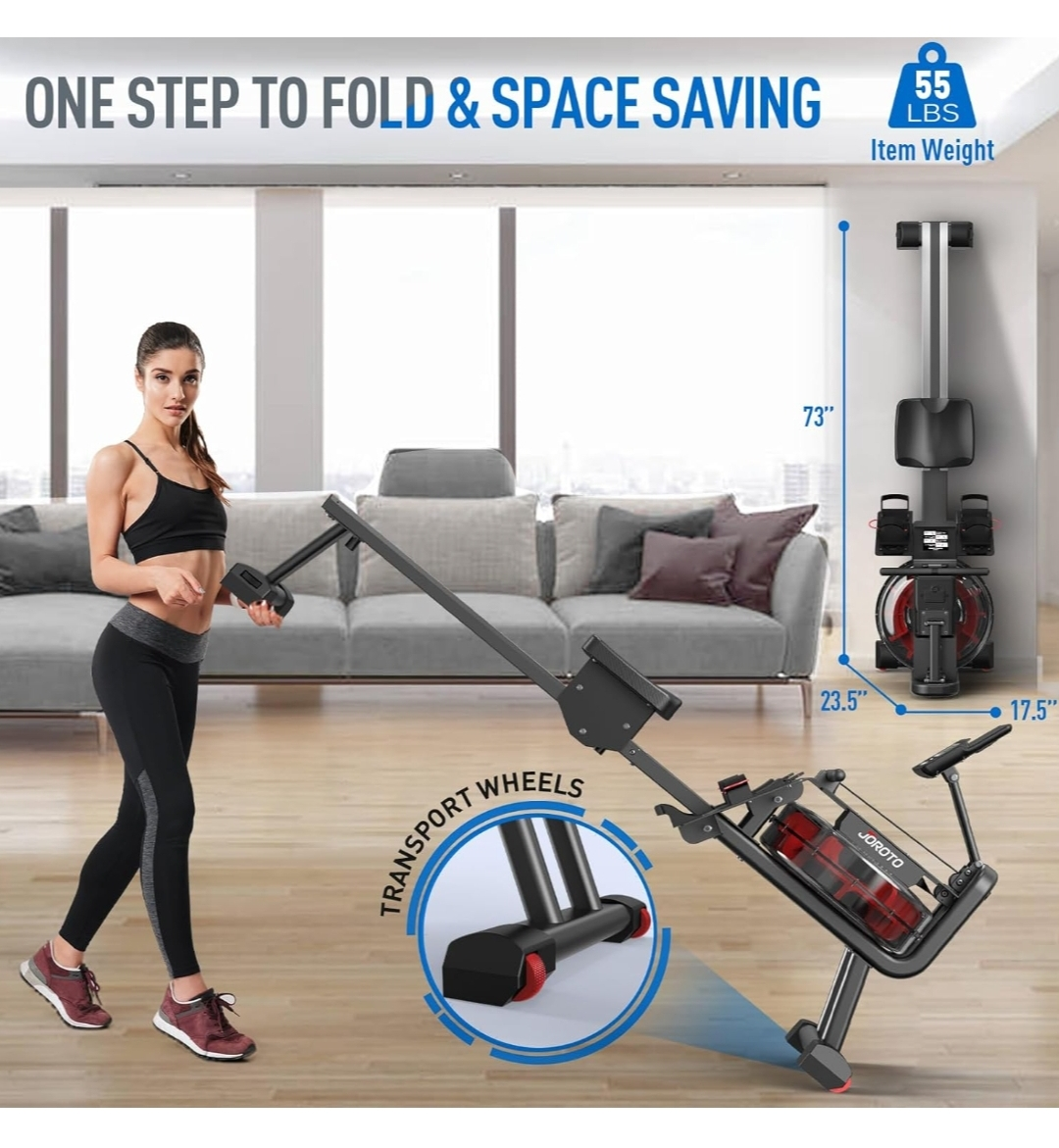 JOROTO MR23 Water Rowing Machine for Home Use - photo 3