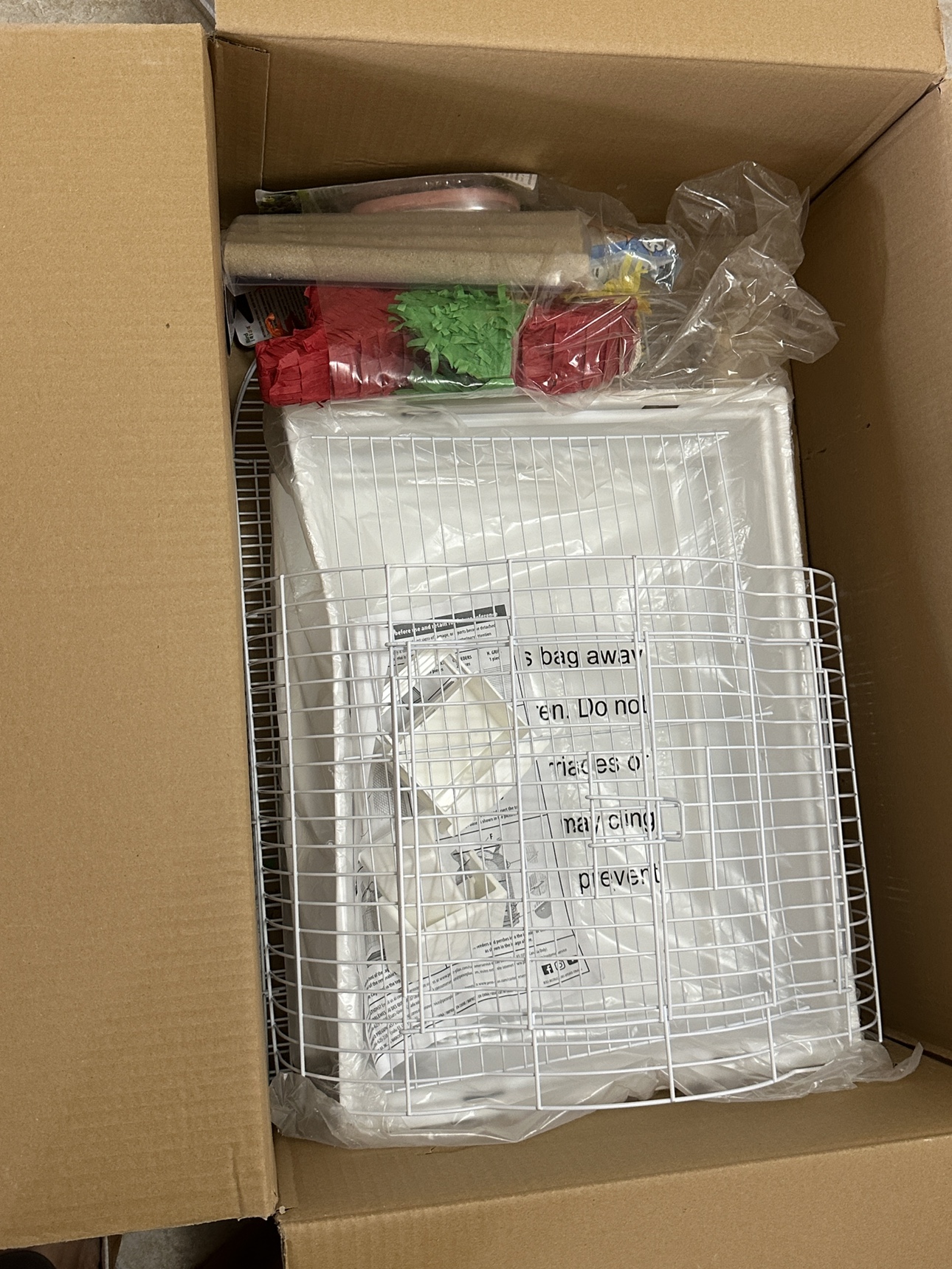 Brandnew Small Bird Starter Kit with Birdcage and Accessories image indicator(4)