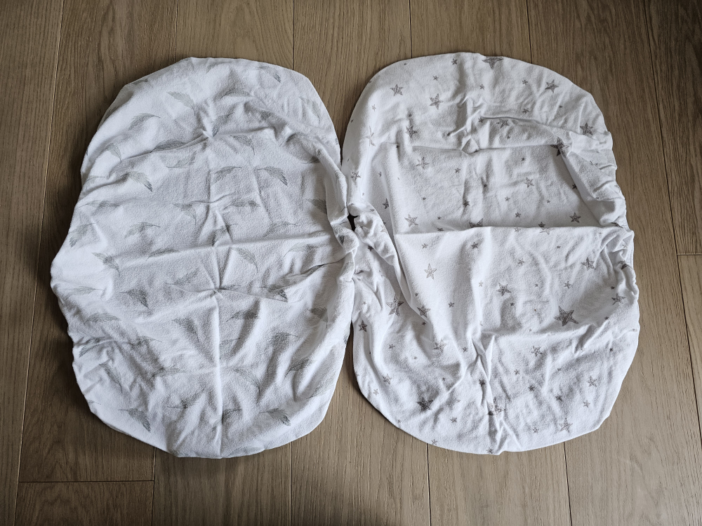 2 Kushies fitted bassinet sheets thumbnail