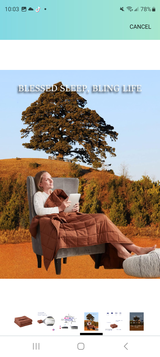 Blinblin Queen/King Weighted blanket - photo 3