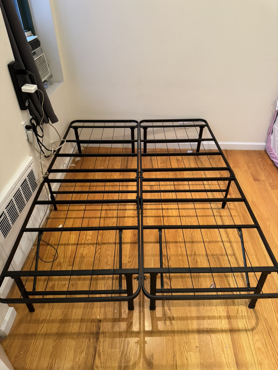 Bed frame and mattress