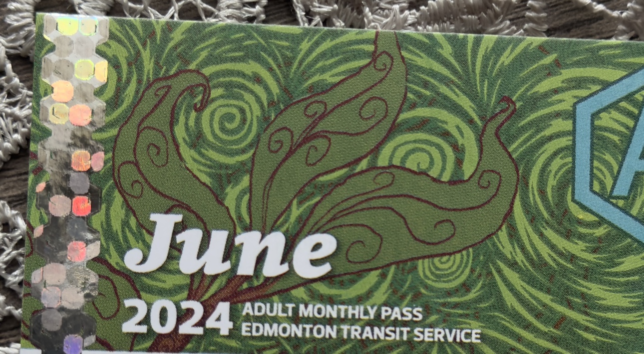 Bus pass June