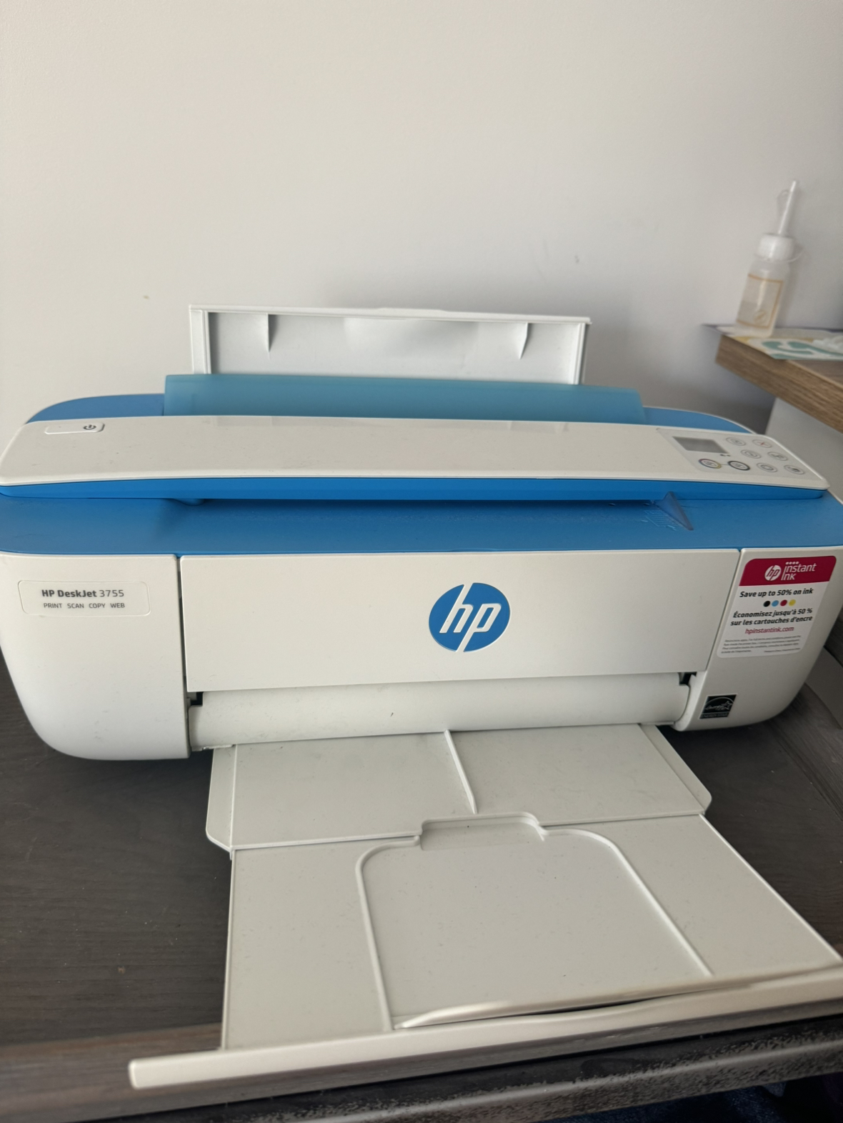 HP DeskJet 3755 Wireless All-In-One Color Printer - photo 2