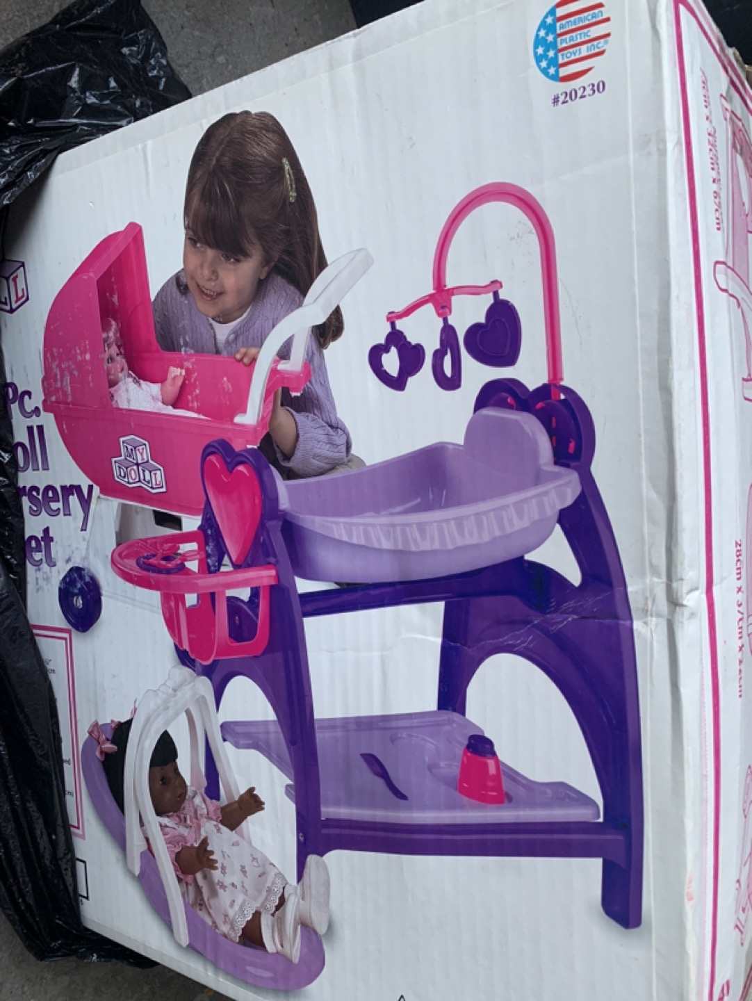 Doll nursery set for kids