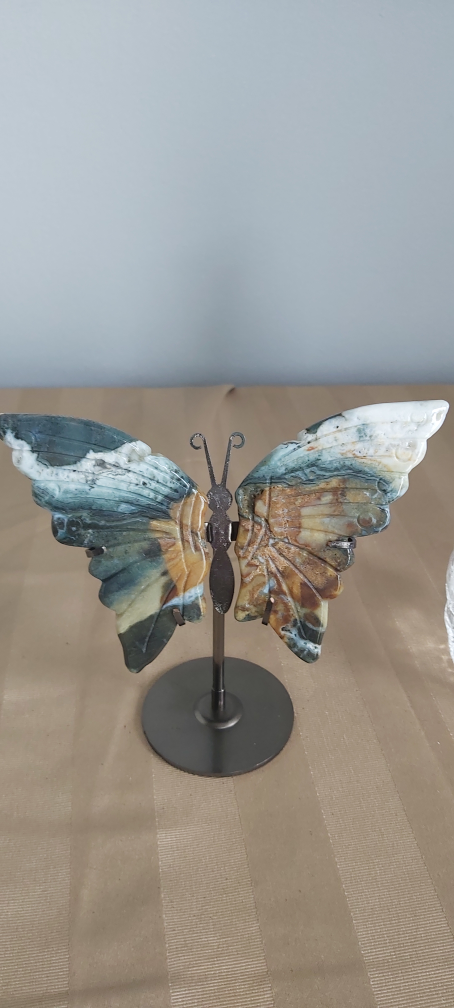 Jasper butterfly wings on stand thumbnail
