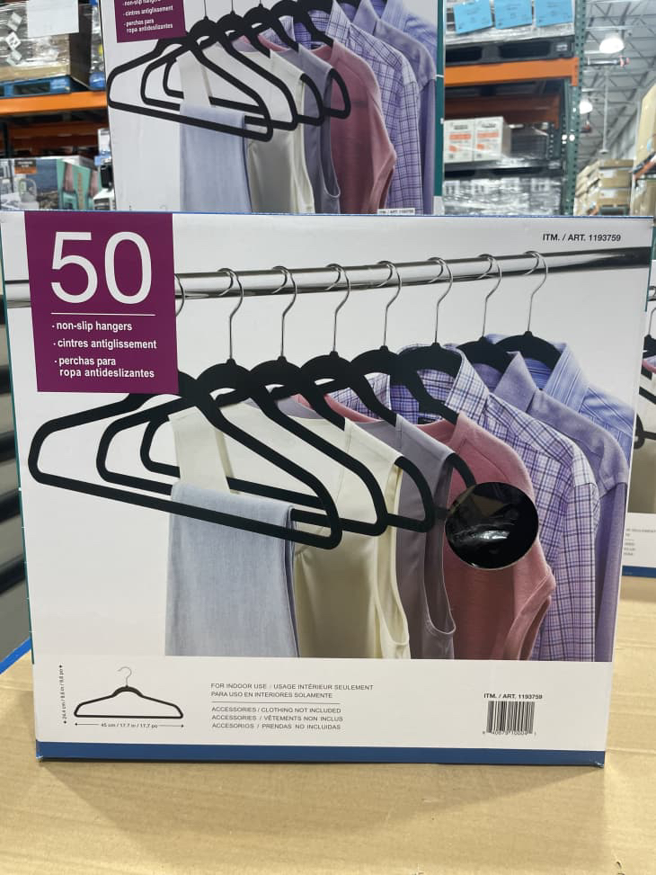 50 pack Costco Non-slip clothes hangers - photo 5